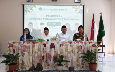 Kakanwil Kemenag Banten Lakukan Pembinaan di MTs Negeri 5 Tangerang